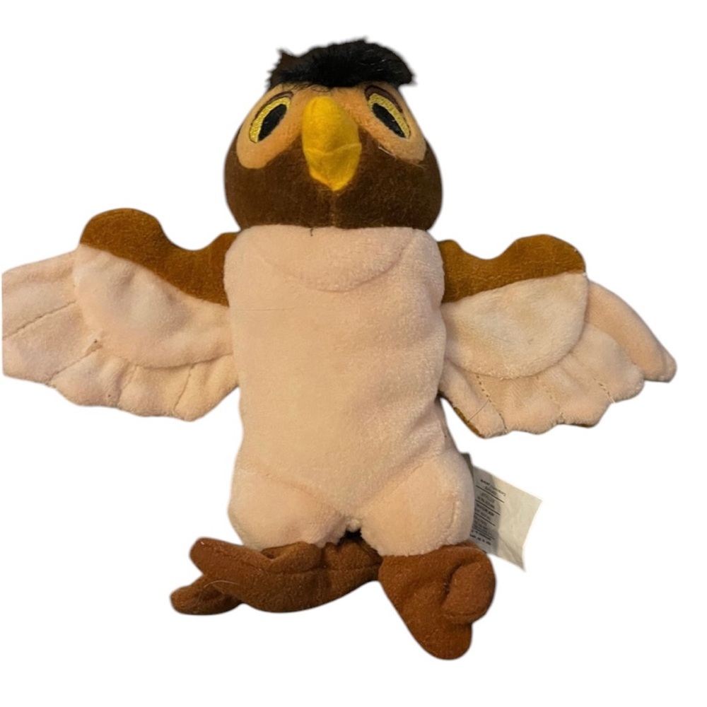 The Disney Store Mini Bean Bag Owl 7” Exclusive Vintage, Retired